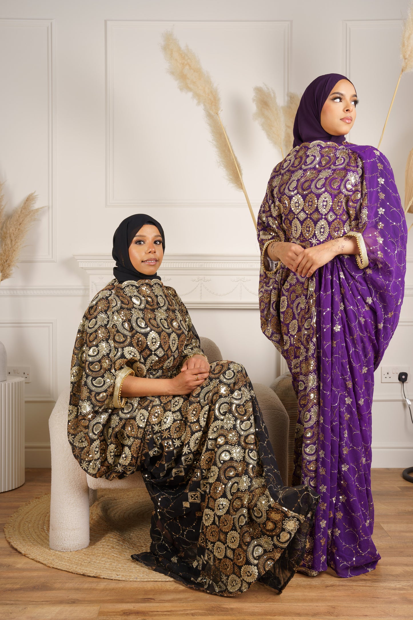 Dirac Saree (Purple)