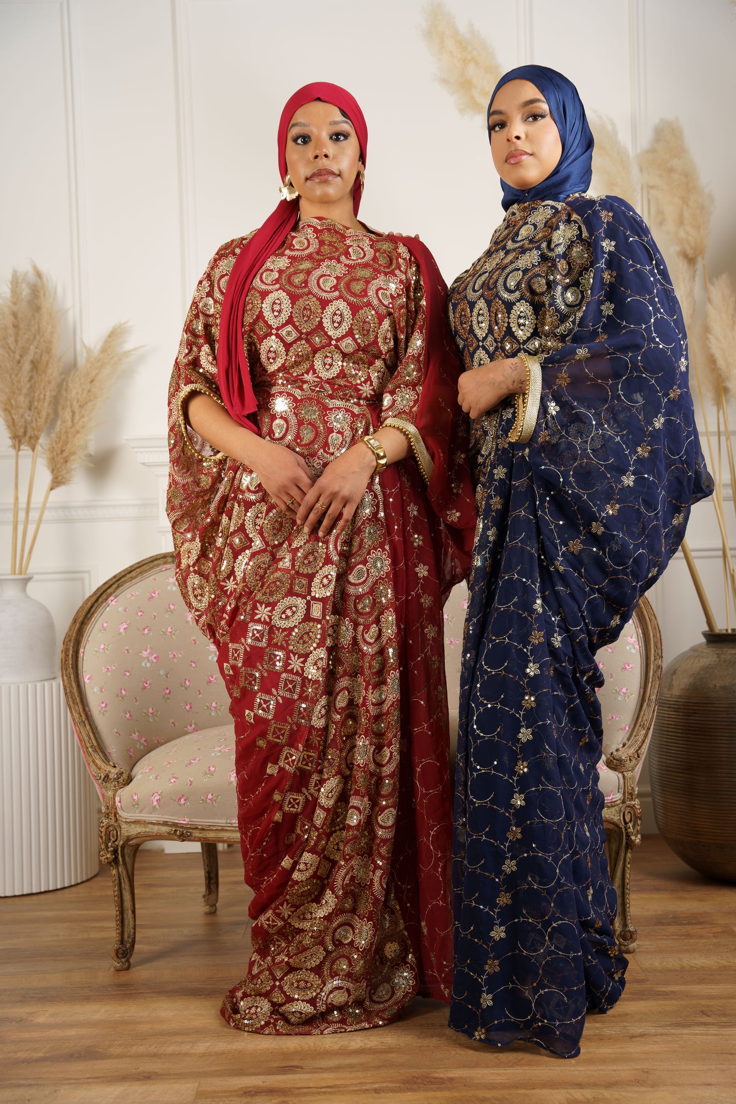 Dirac Saree (Maroon)