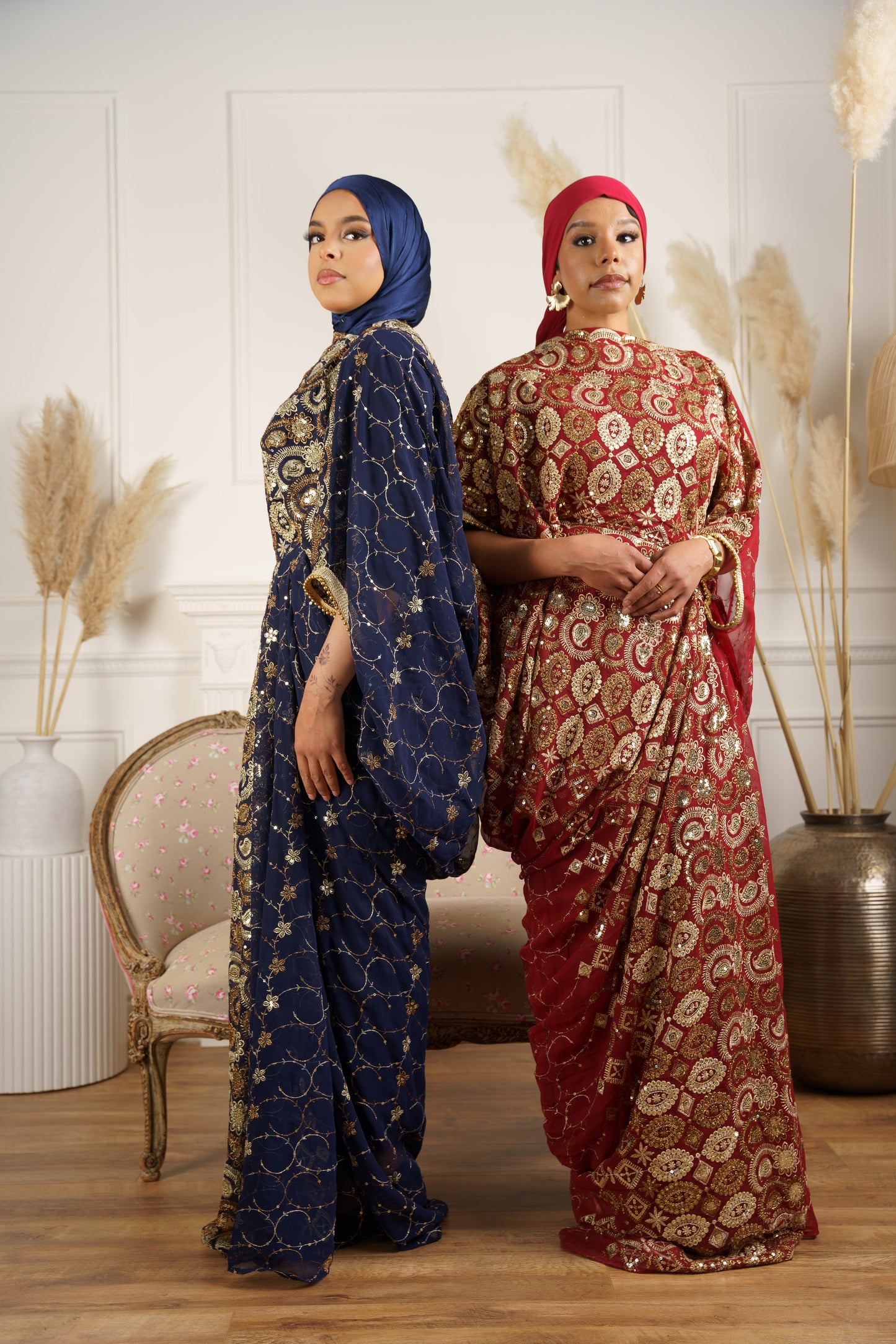 Dirac Saree (Maroon)