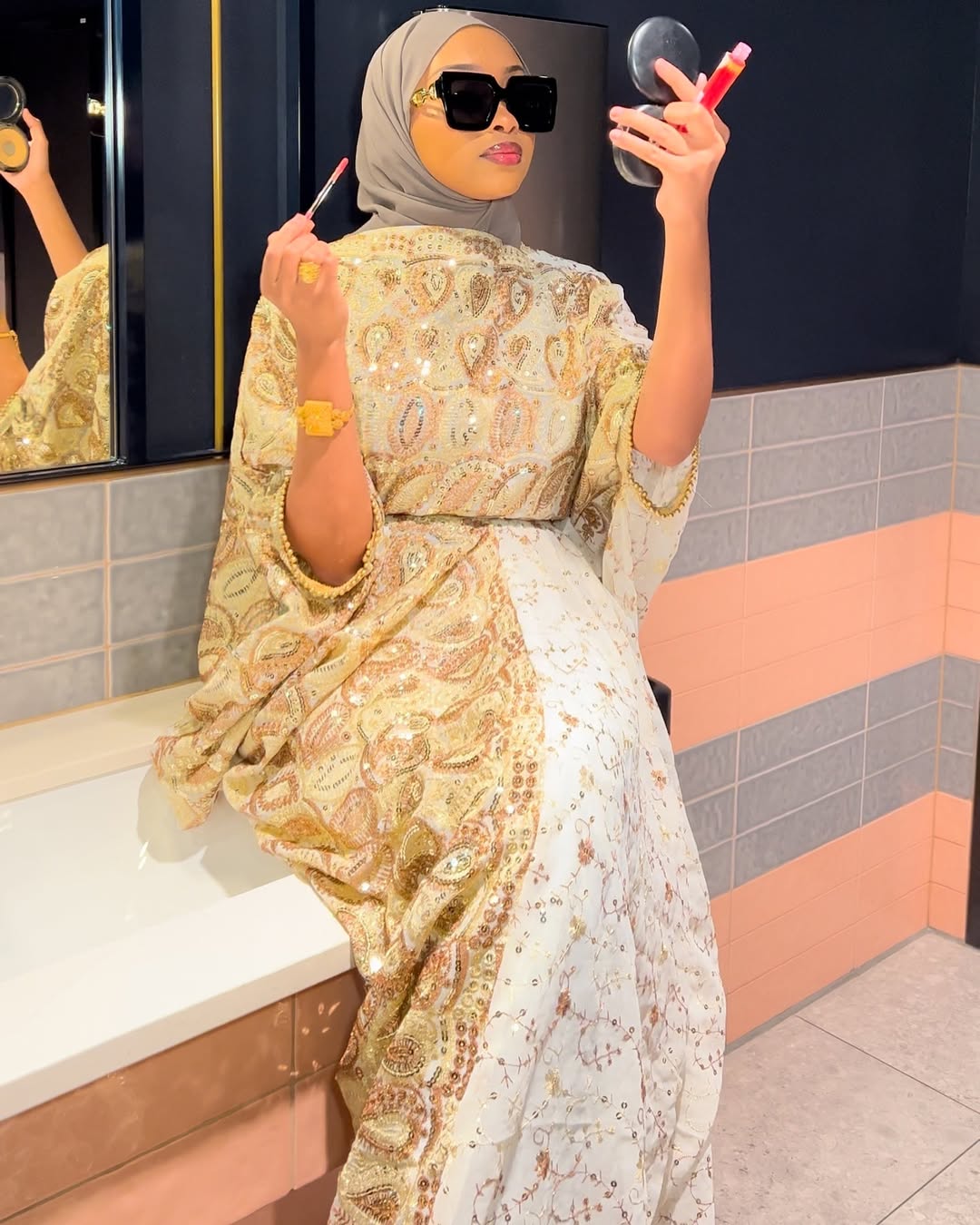 Dirac Saree (off-white)