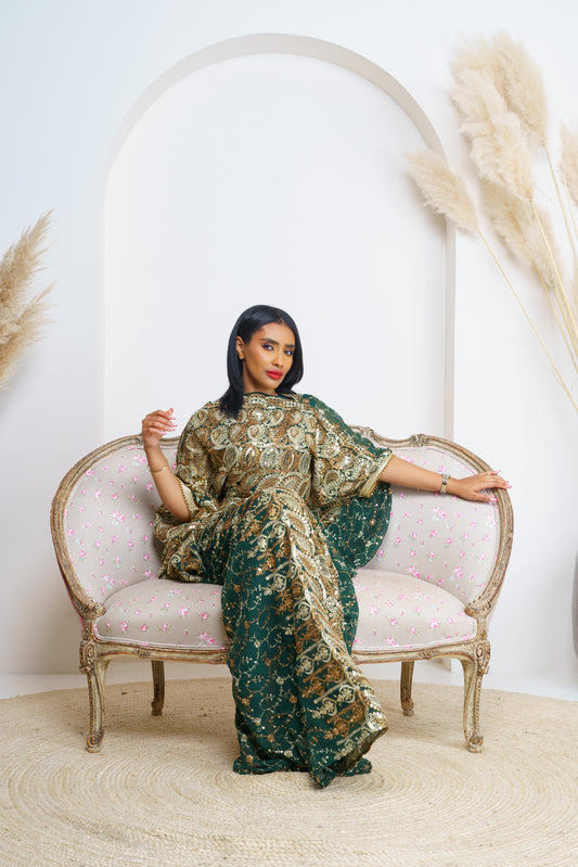 Dirac Saree (Green)