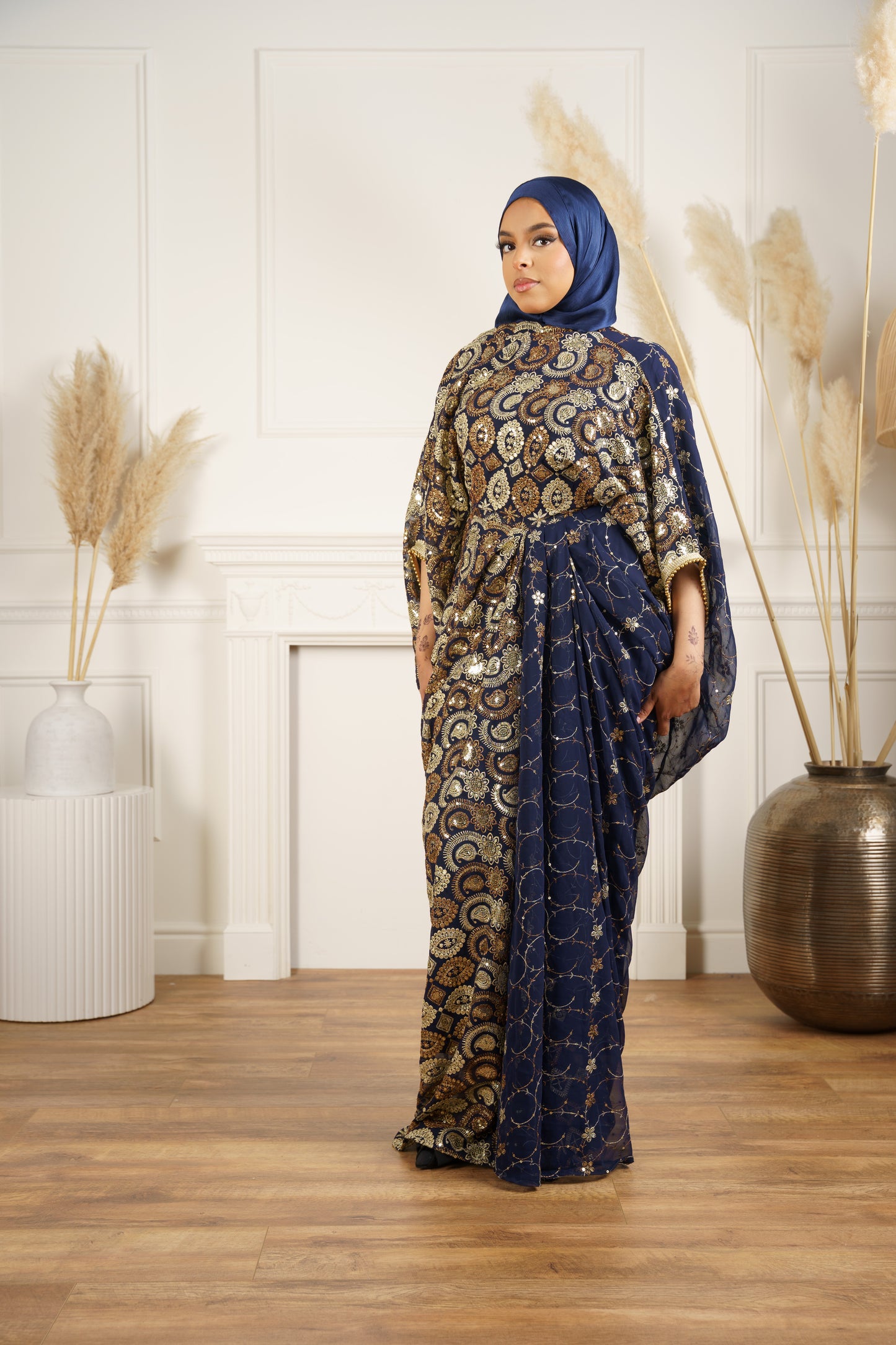 Dirac Saree (Deep Blue)