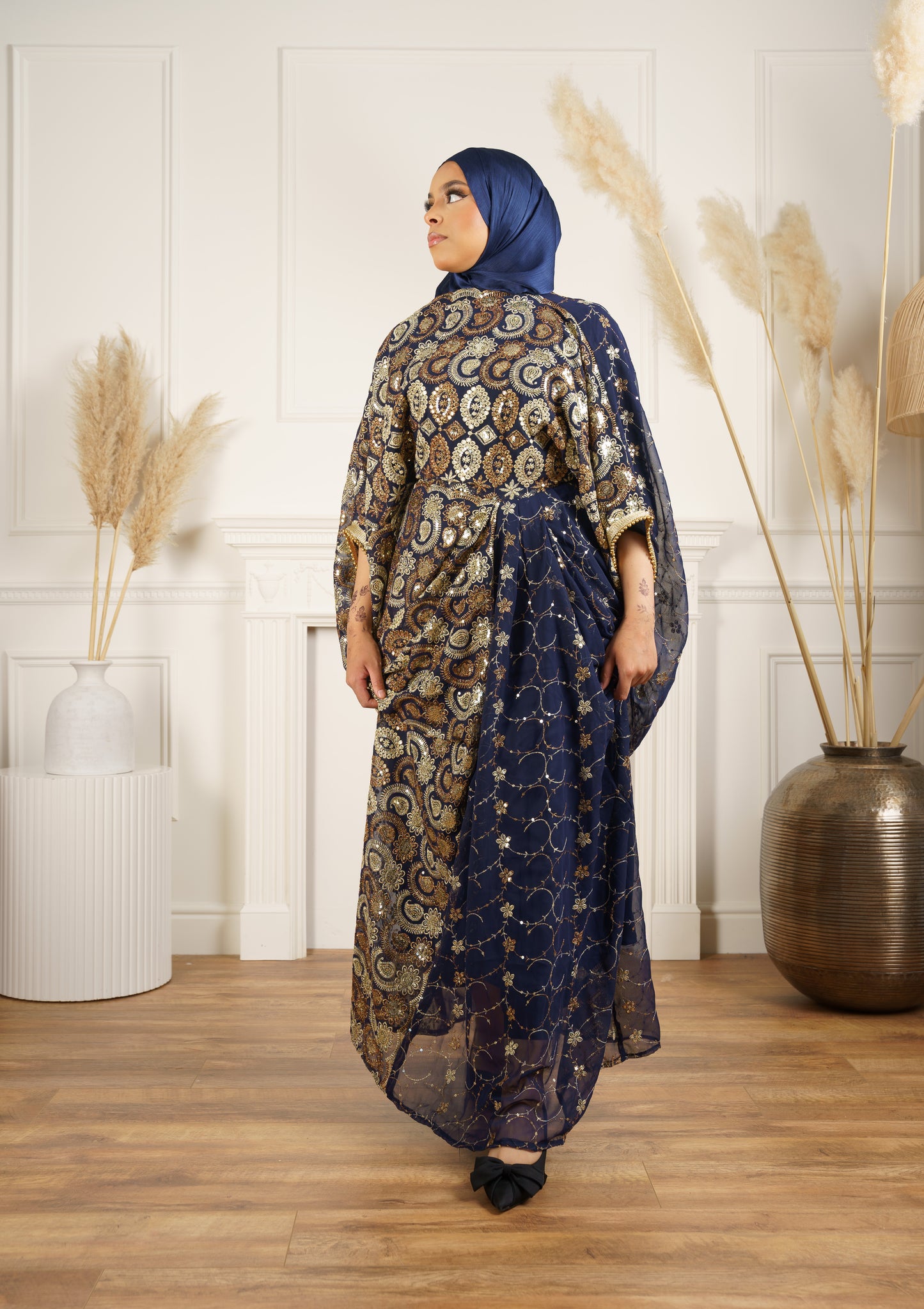 Dirac Saree (Deep Blue)