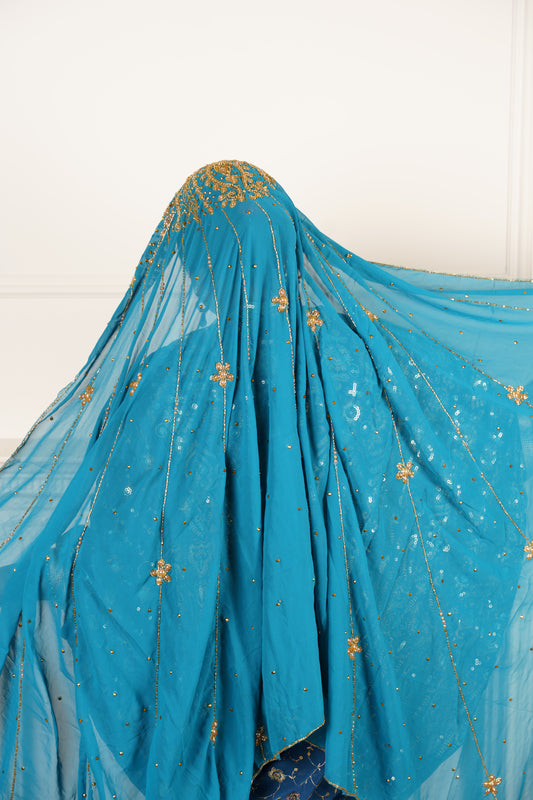 Embellished Chiffon Hijab
