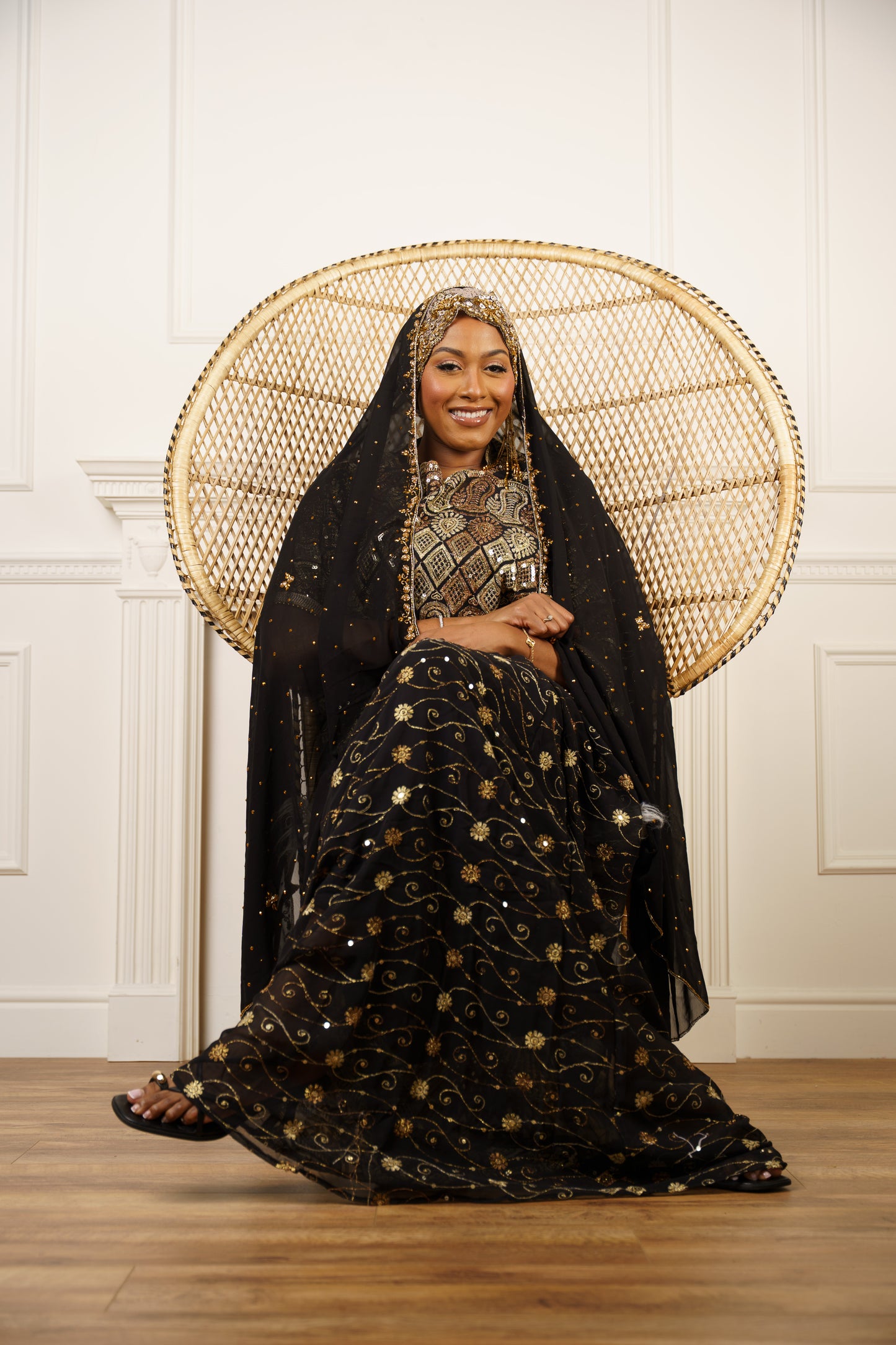 Dirac Saree (Classic Black)