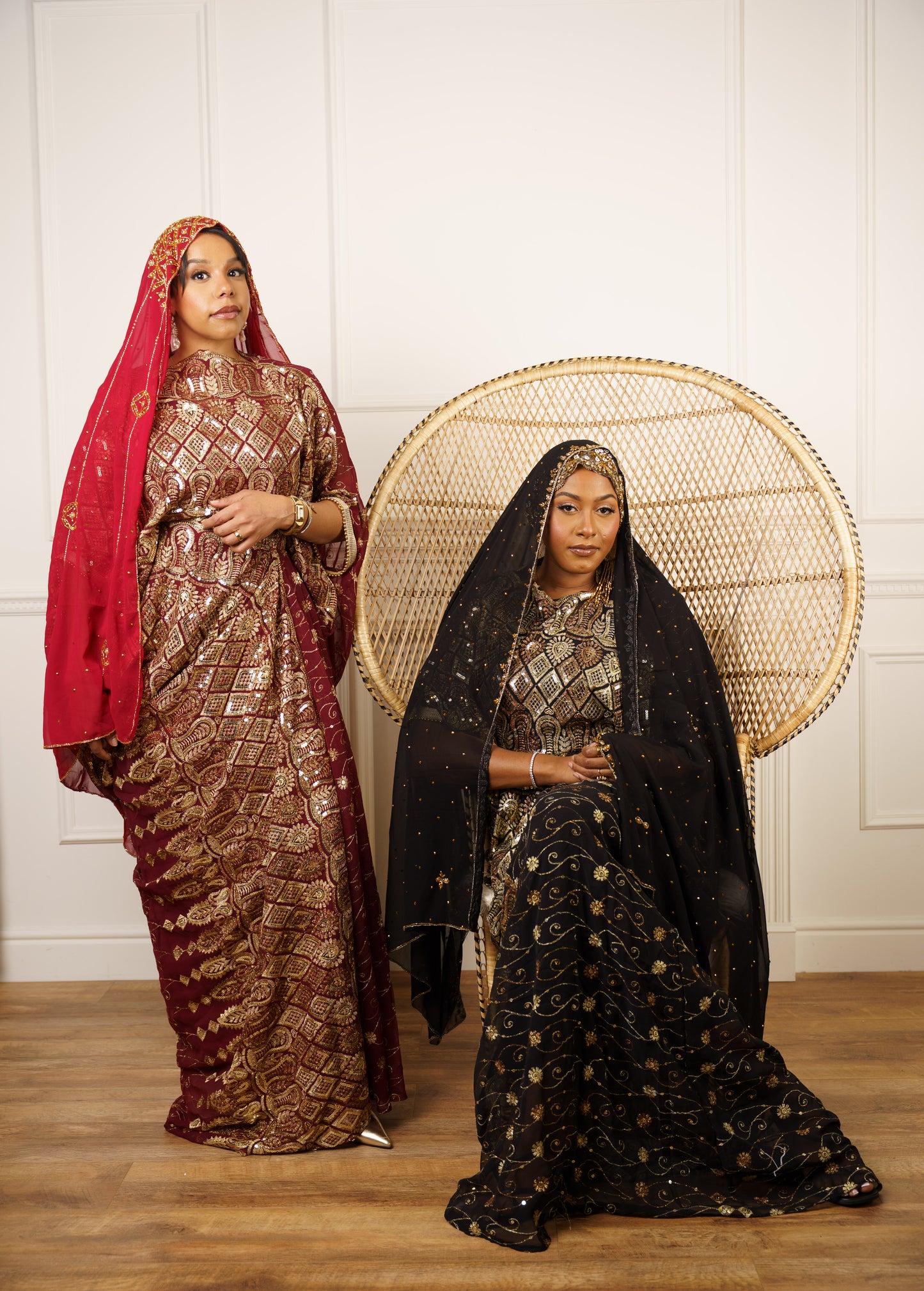 Dirac Saree (Royal Maroon)