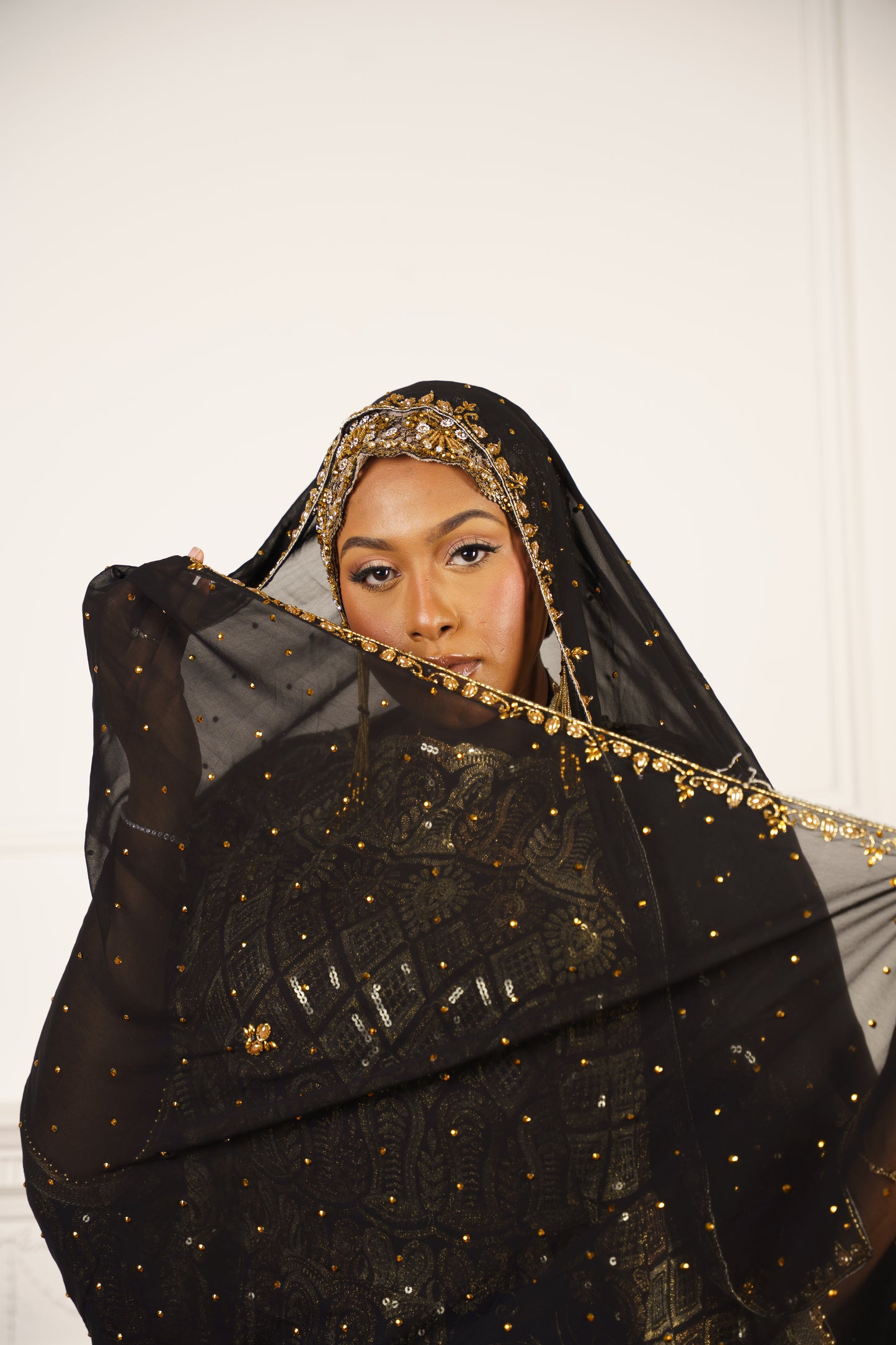 Embellished Chiffon Hijab